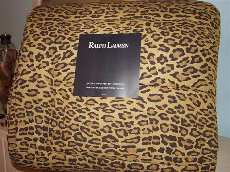 ralph lauren leopard sheets queen.